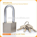Arc Type Nickel Plated Long Shackle Disc Cylinder Padlock